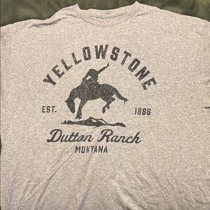 Yellowstone Dutton Ranch Gray T-Shirt